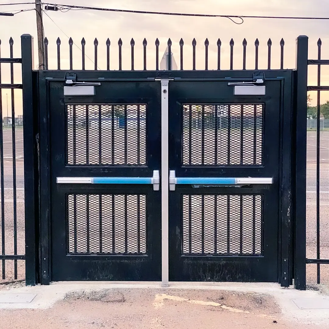 Ameristar Ornamental Fence Gates (Matching Walk & Double Swing)