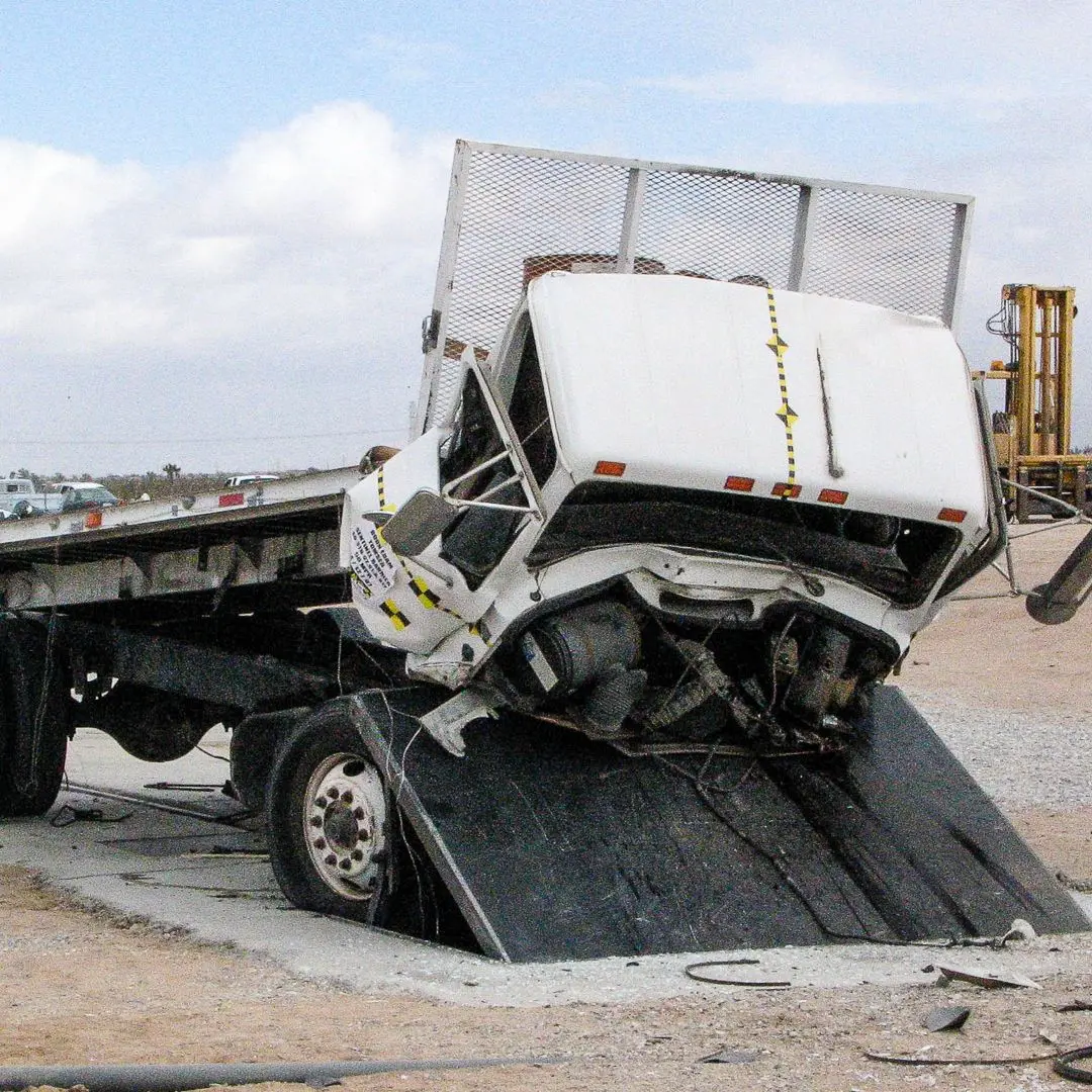 Sentinel Image Sentinel wedge barrier crash test