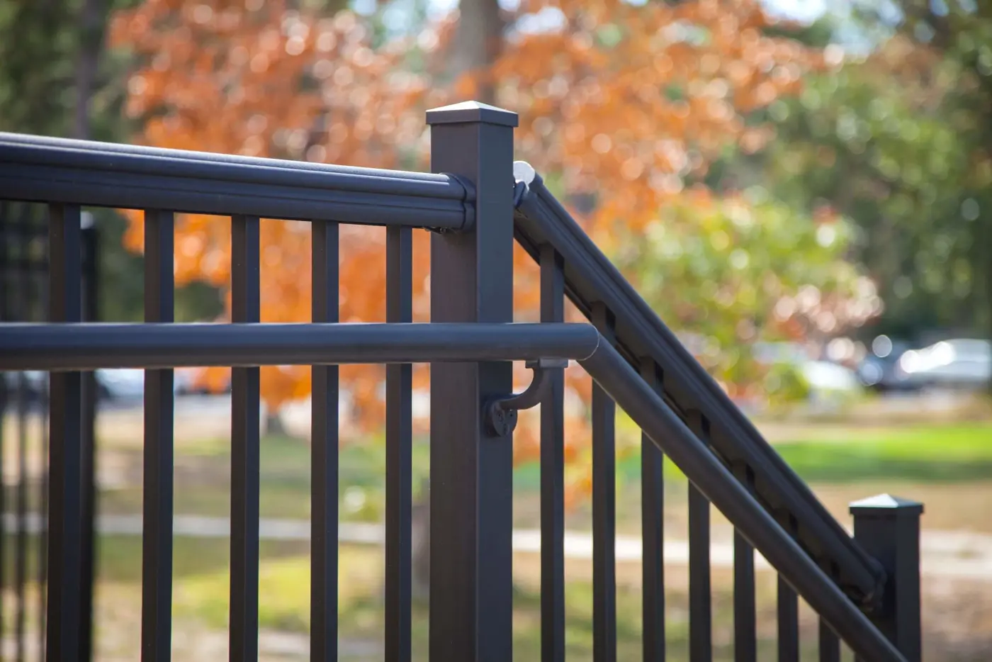 Barrette aluminum ada handrail matte black 4 scaled