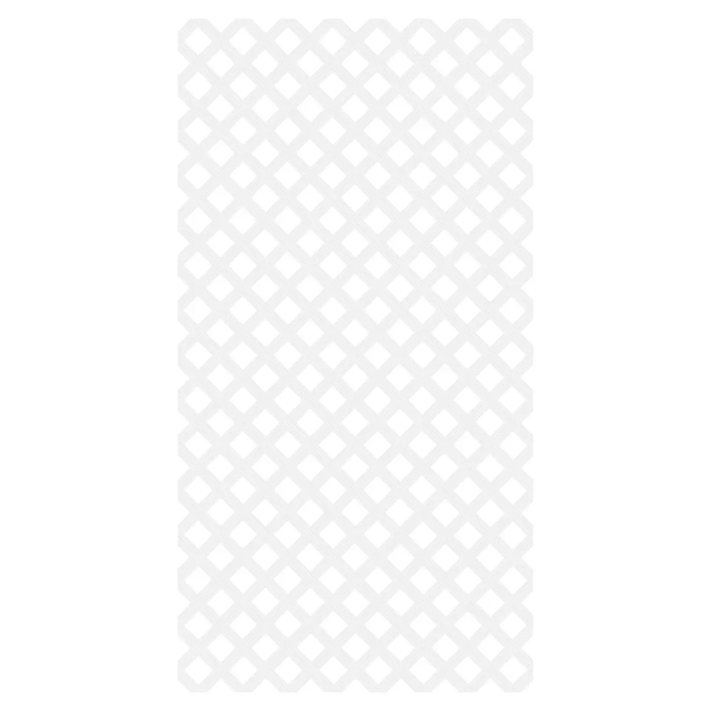 Barrette Source Asset classic diamond 4x8 lattice white