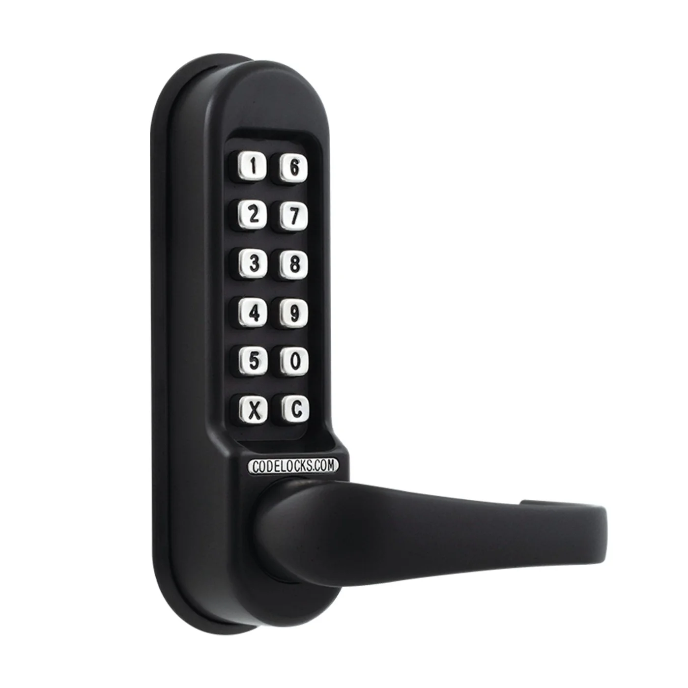 D&D Technologies back-to-back mechanical codelock with lever handle