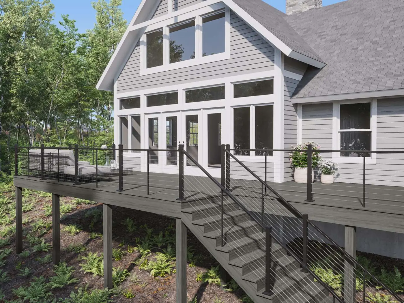 deckorators voyage decking sierra contemporary cable textured black 354aac73 5108 4403 bb19 550b06fc4200