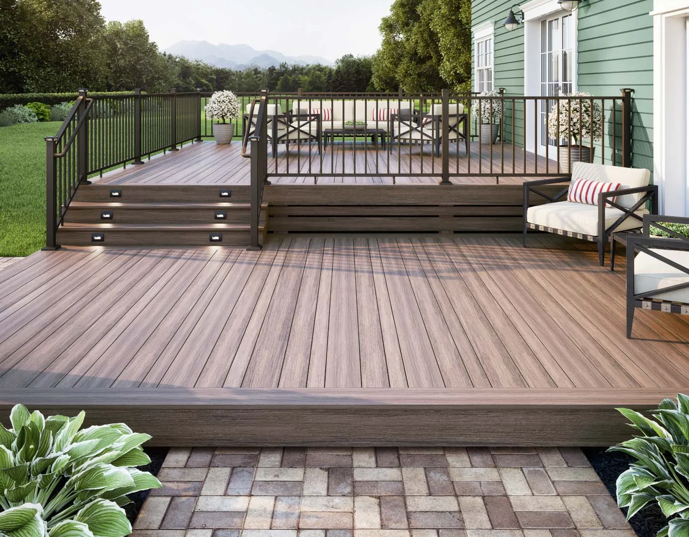 Contemporary Aluminum Railing