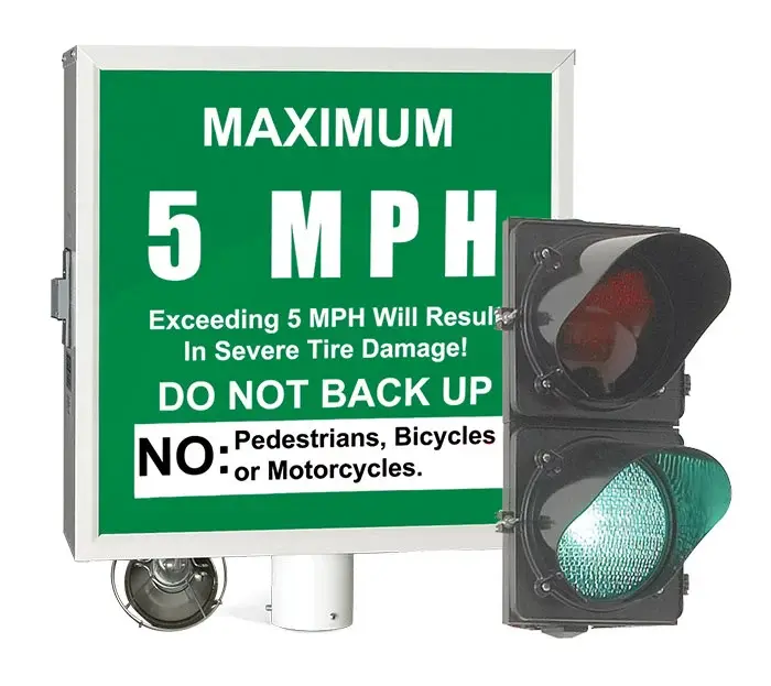DoorKing Source Asset 1610 Warning Signs and Traffic Signal