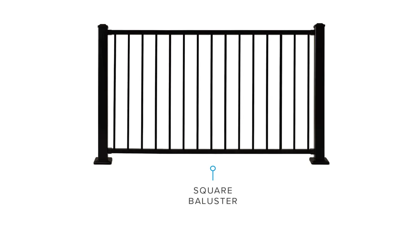 Modern Aluminum Railing