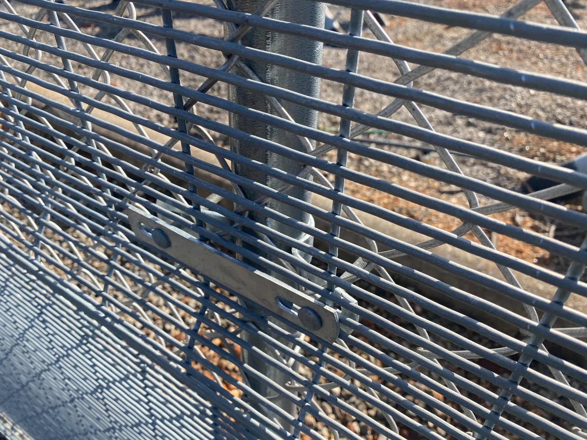 FortiLink retrofit panels around utility equipment