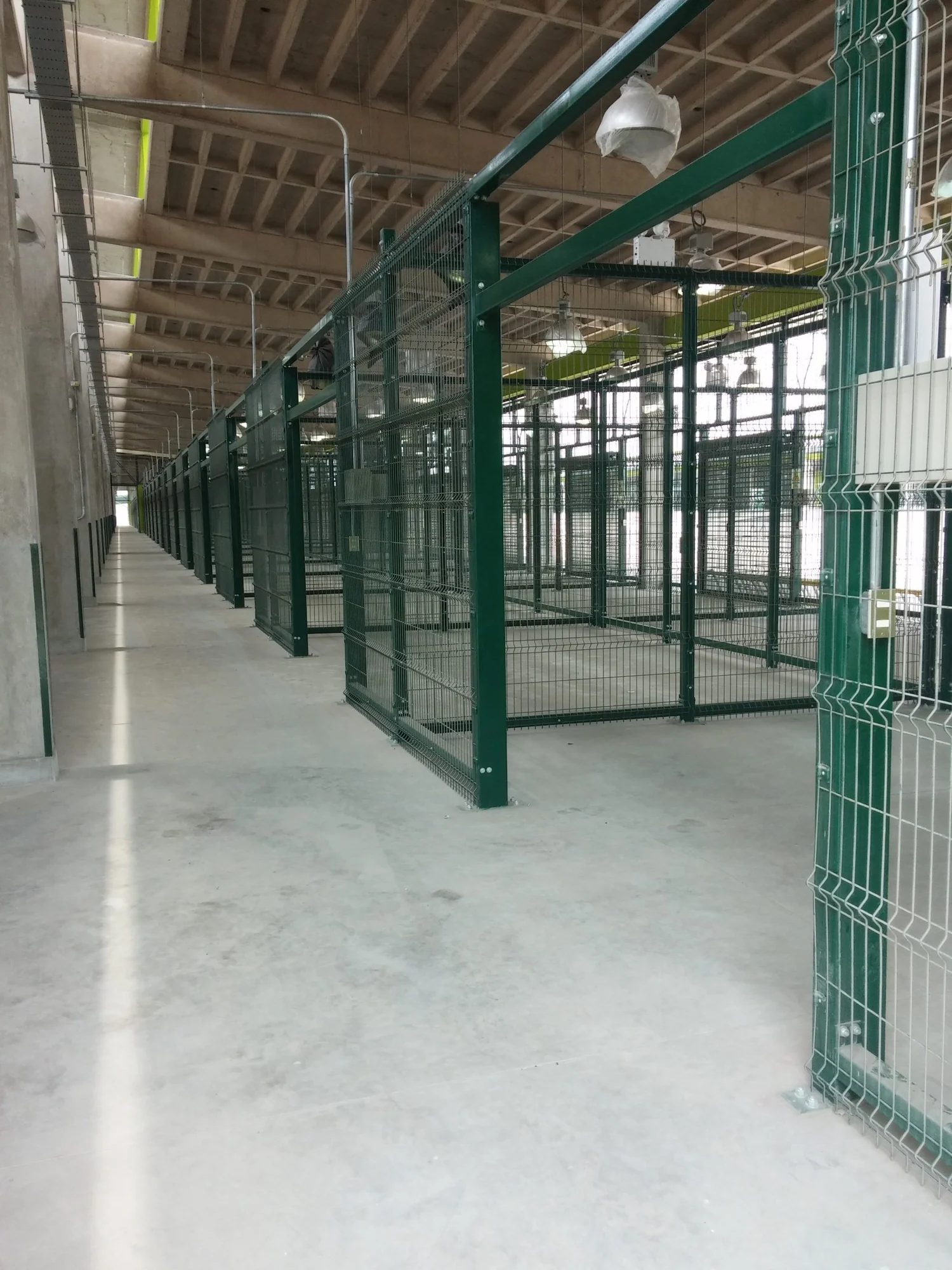 Acmafor Urban panels forming a storage enclosure