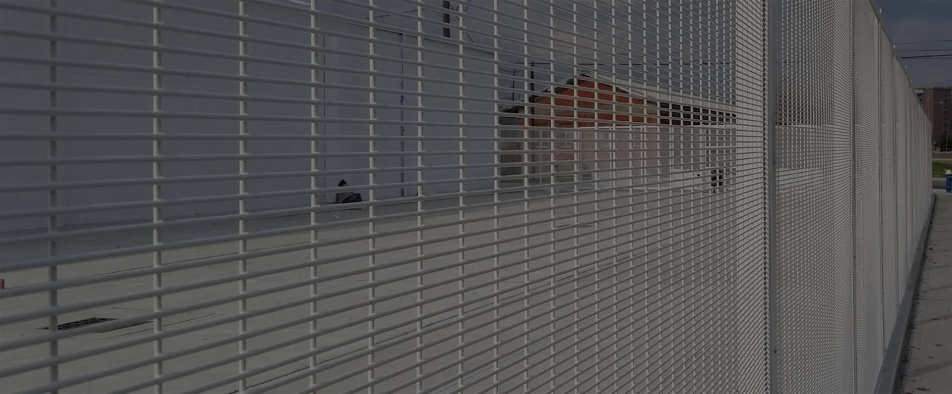 Forte tight-mesh security fence panels