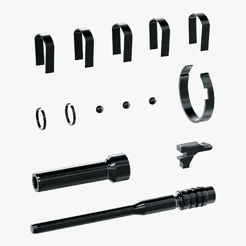Direct fastening tool parts and fastener accessories