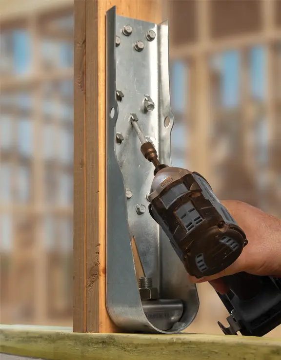 Stronger than ever. New HDUE™ Holdown Typical HDUE7 installation