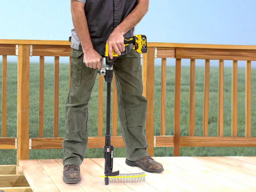A Faster Smarter Way to Fasten Quik Drive cordless auto-feed screw driving system for deck projects