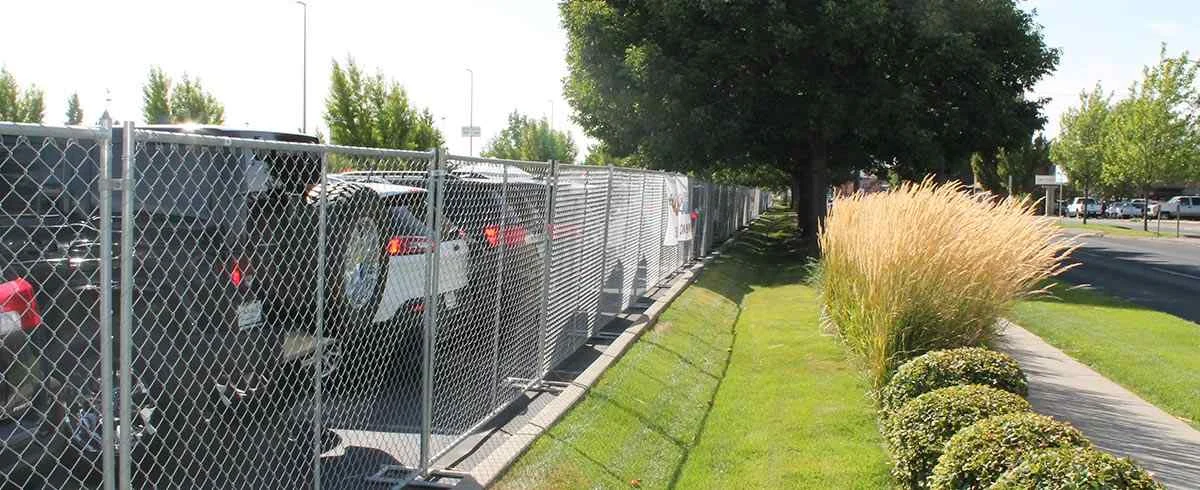 Temporary Chain-Link Fence Panels