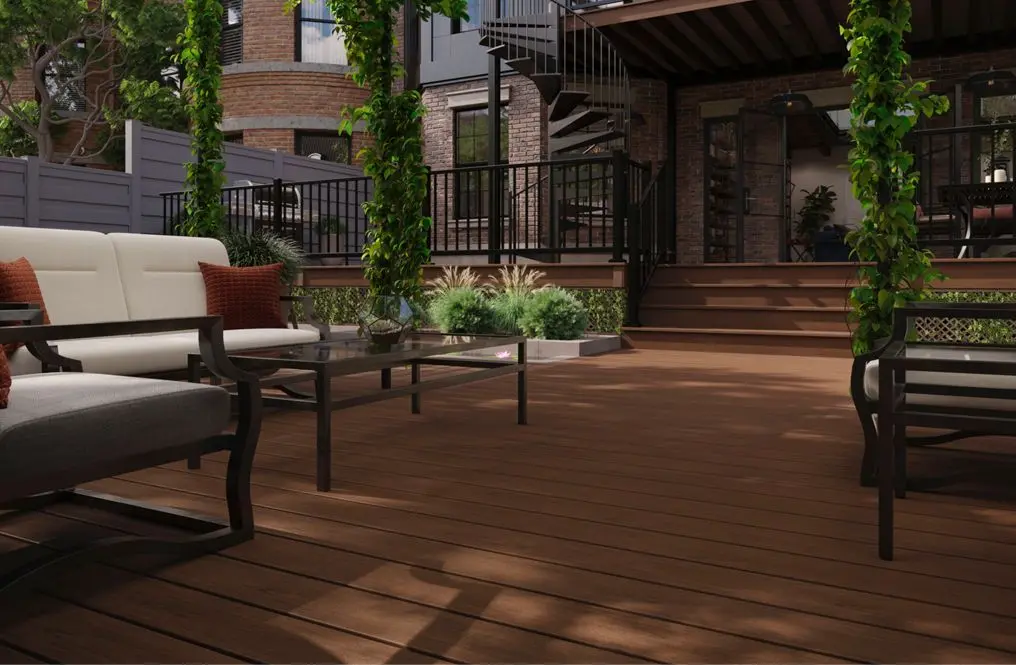 Trex sel industrial boho 001 wl decking bk alum railing WL010612S2G64 Article Image Main