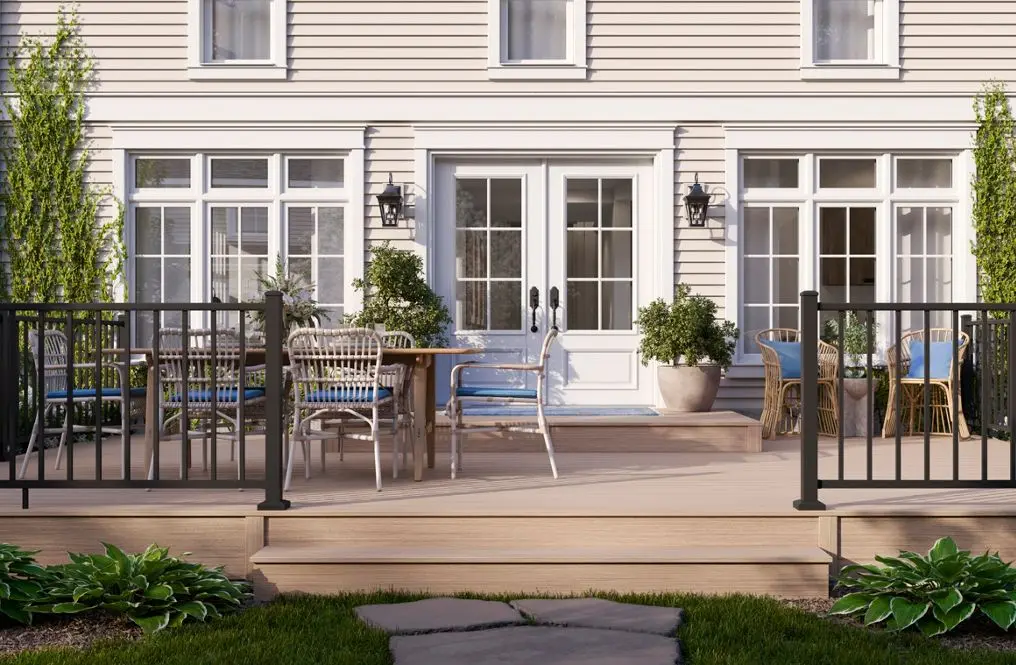 Trex sel cgi cottage 0006 my decking fascia bk alum railing beauty high res MY010612S2S64 Article Image Main