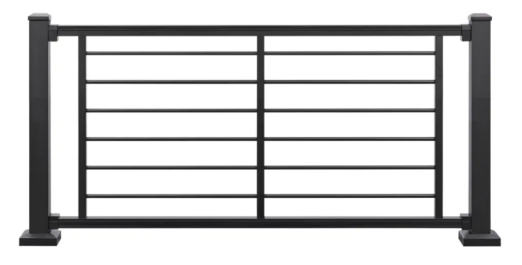 Trex sig alum railing rod rail bk outline BKBKROD0636HRK