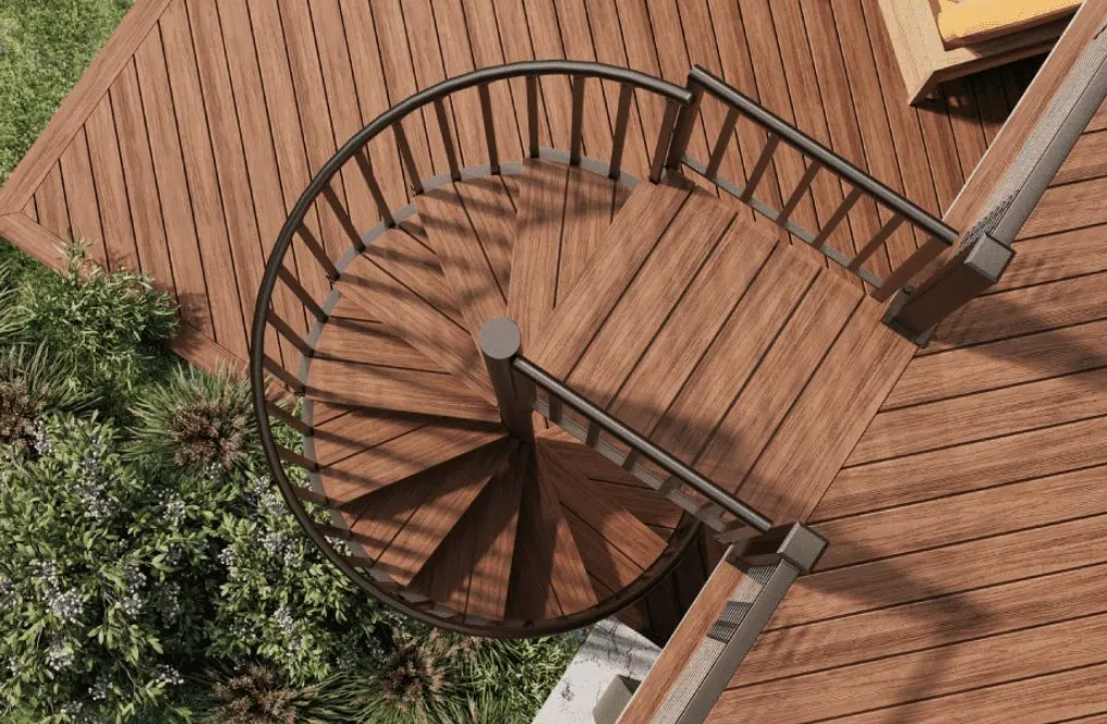 Trex Source Asset trex spiral stairs gallery bronze tiki torch Article Image Main