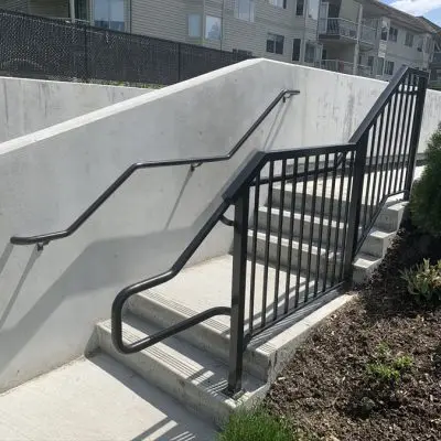 Custom stair railings in Abbotsford, BC