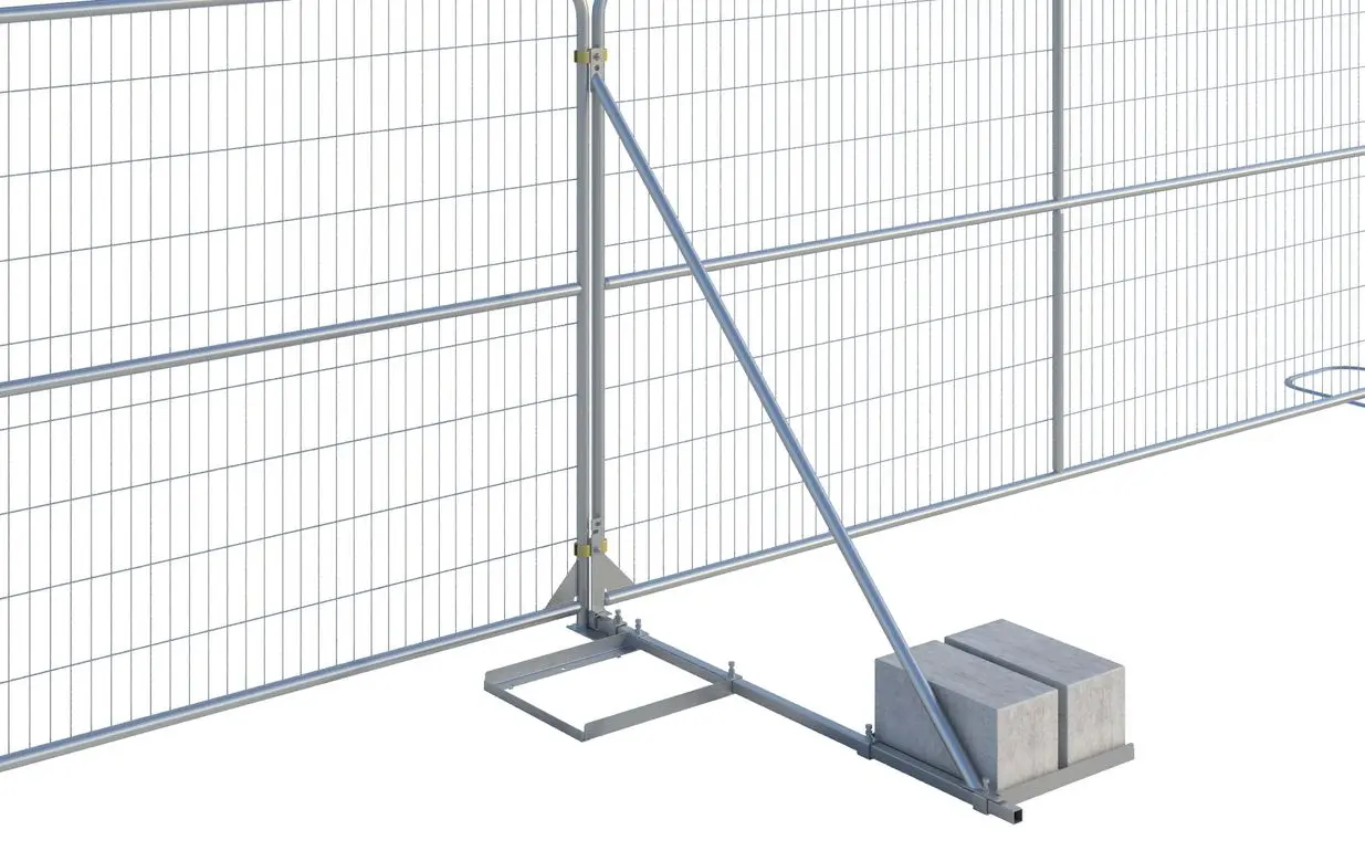 Temporary fence stand and weight - temporary fence stabilizer and ballast accessories, ZND