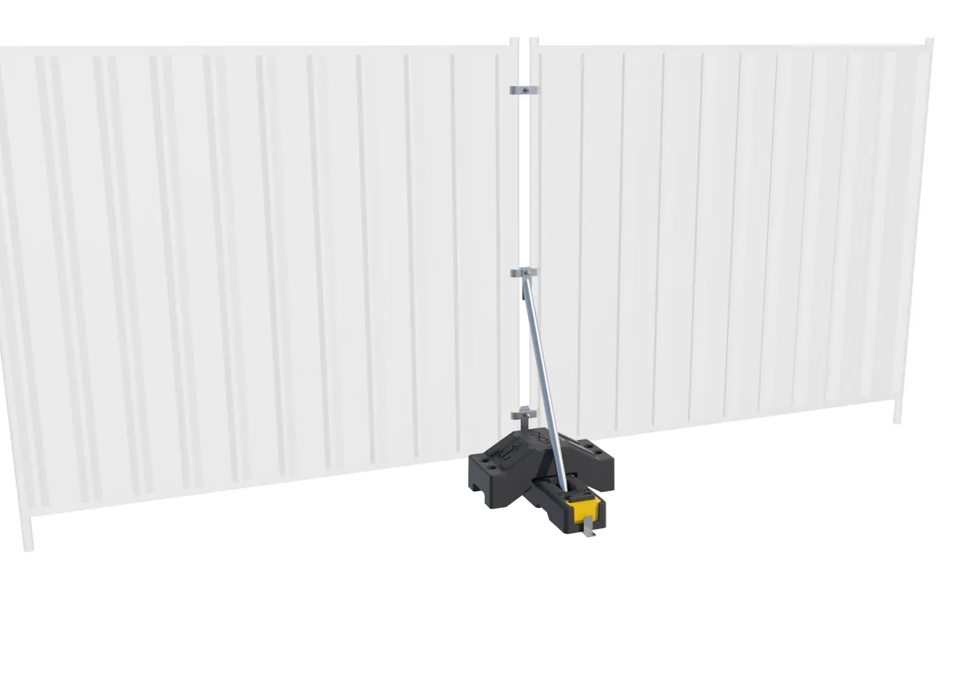 Temporary fence stand and weight - temporary fence stabilizer and ballast accessories, ZND